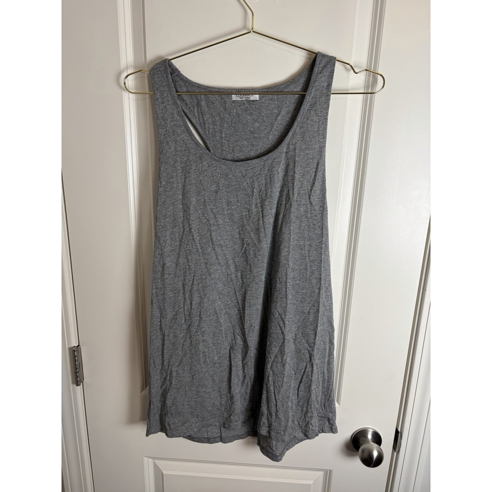 COOFANDY Women's Gray Workout Gym Athletic Lightweight Tank Top Size Lg